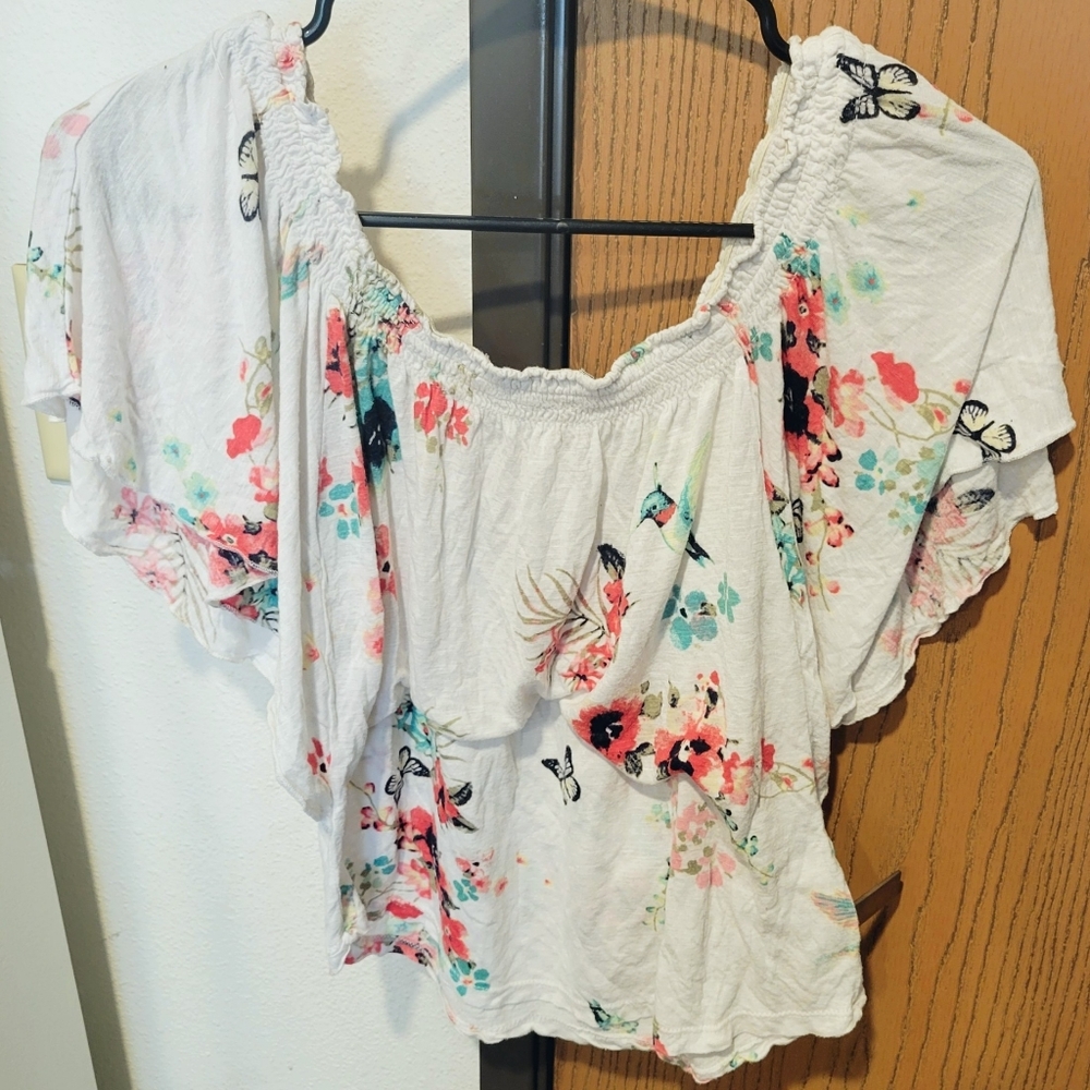 Floral Design Cute Summer Top